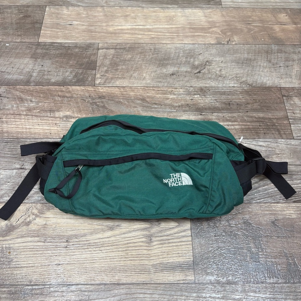 Vintage The North Face Fanny Pack Green 90s Lumbar Bag